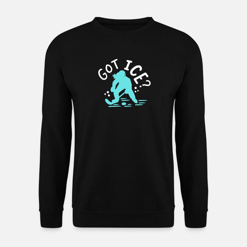 Eishockey Eishockeyspielerin - Unisex Pullover - Schwarz