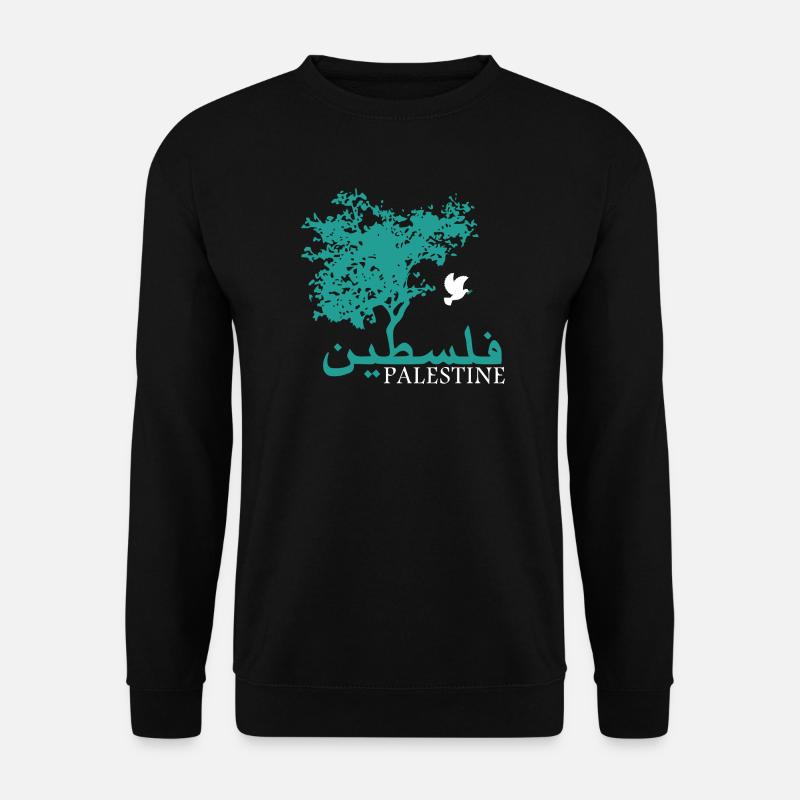 Olivetree Peace Palestine - Unisex Sweatshirt - black