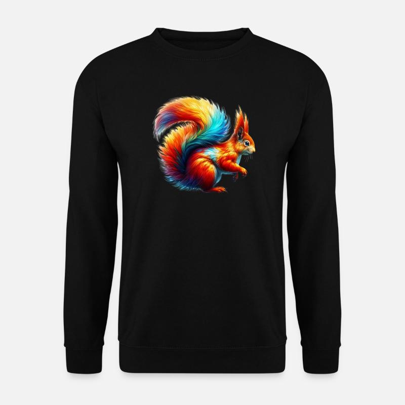 Squirrel - Unisex Sweatshirt - black