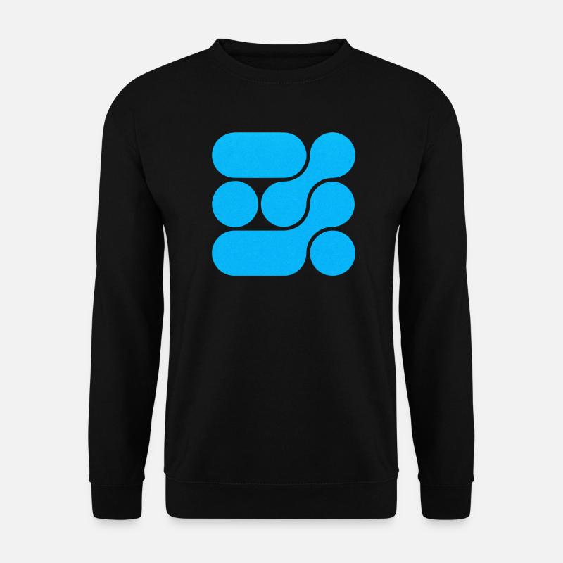 OCHOOO - Türkisblau - Unisex Pullover - Schwarz