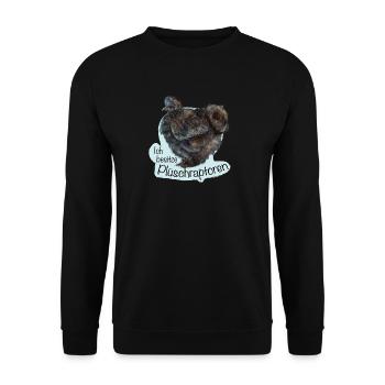 The Plush Raptors - Unisex Sweatshirt - black - Front - Alina (178cm) & Michal (187cm)