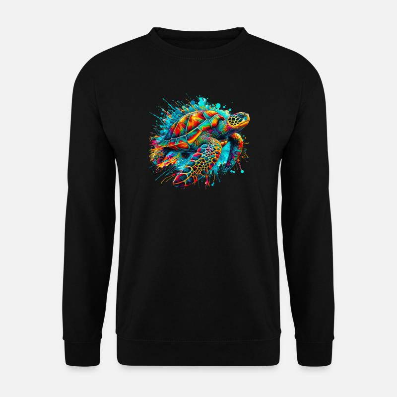 Turtle - Unisex Sweatshirt - black