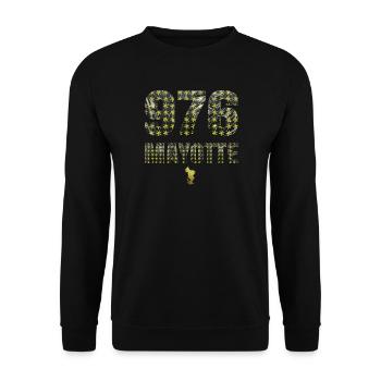 T SHIRT 976 MAYOTTE - Unisex Sweatshirt - black - Front - Alina (178cm) & Michal (187cm)