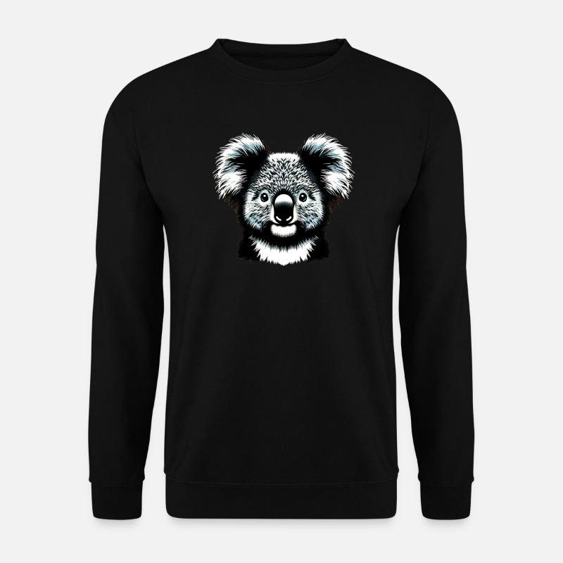 Koala - Unisex Pullover - Schwarz