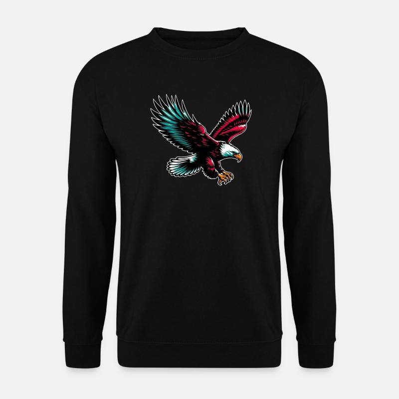 Adler - Unisex Pullover - Schwarz