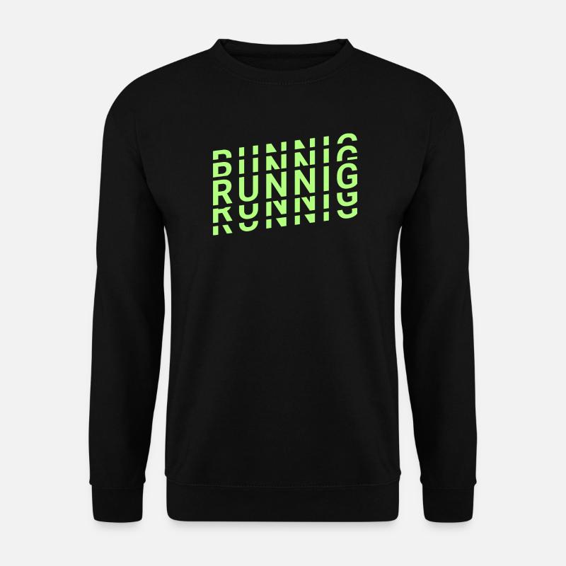 Laufen - Bewegung - Unisex Pullover - Schwarz