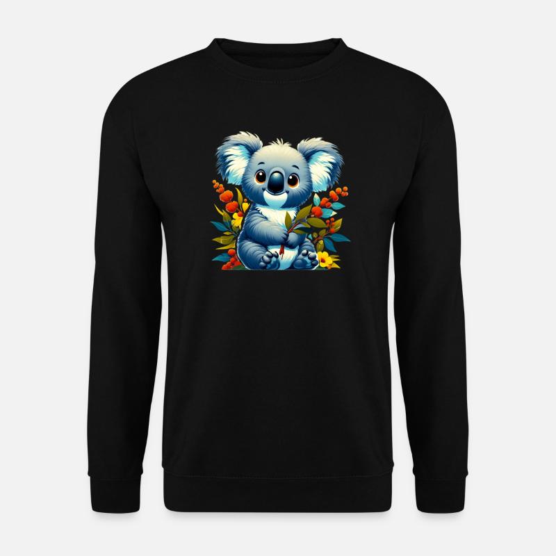 Koala - Unisex Pullover - Schwarz