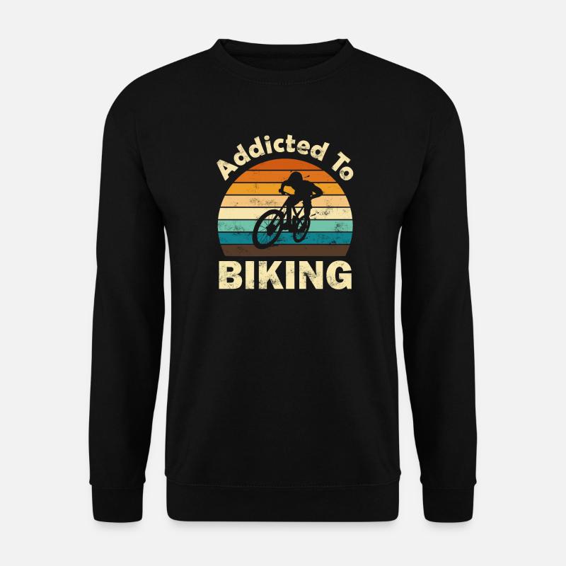Mountain Bike Fahrrad - Unisex Pullover - Schwarz