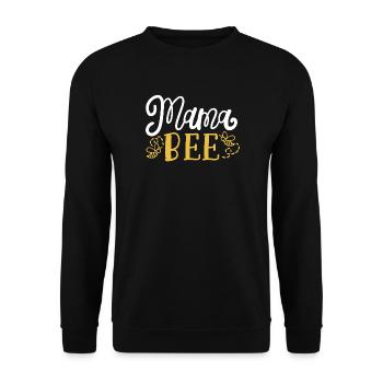 Imker Mama Muttertag - Unisex Pullover - Schwarz - Vorne - Alina (178cm) & Michal (187cm)