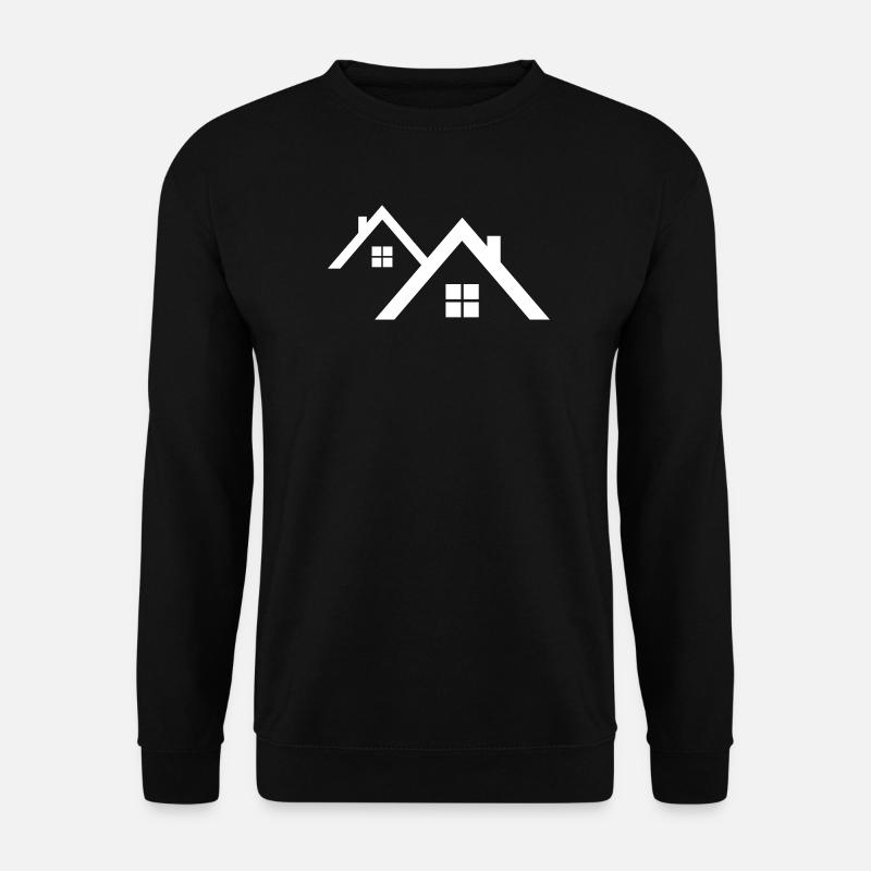 Dach - Unisex Pullover - Schwarz