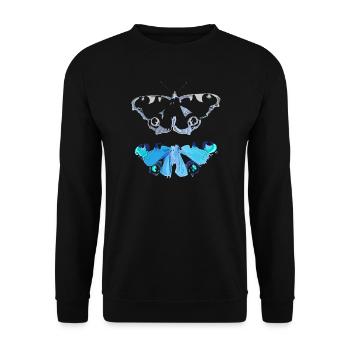 Tomber dans le caractère - Sweat-shirt Unisexe - noir - Devant - Alina (178cm) & Michal (187cm)
