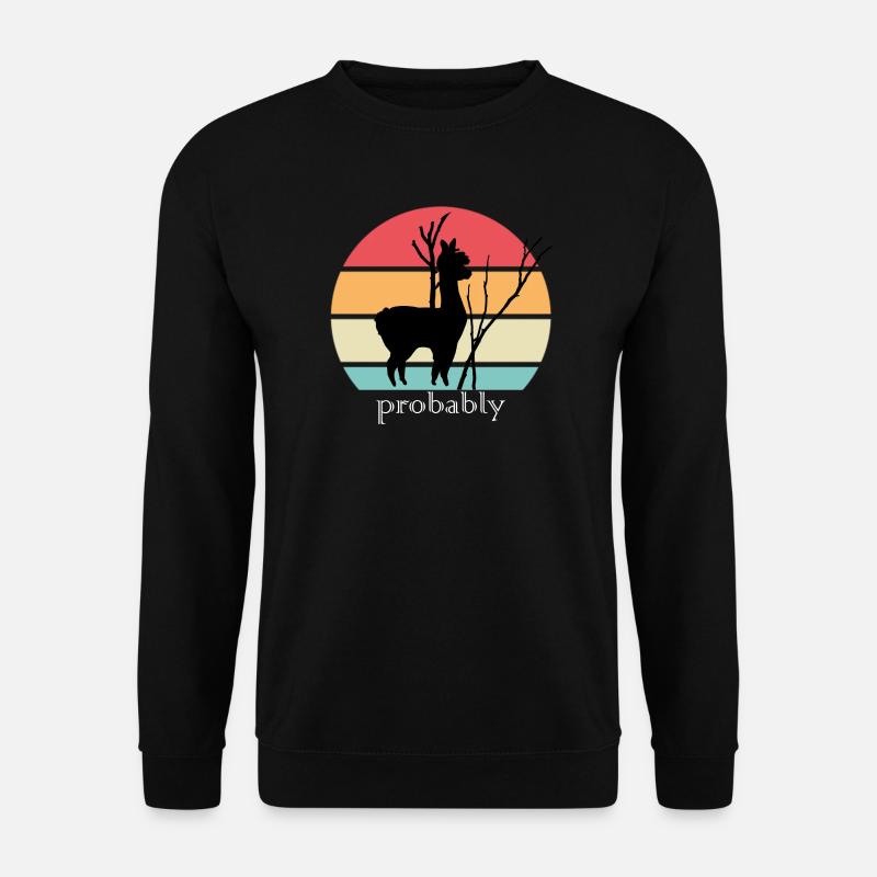 Alpaga - Sweat-shirt Unisexe - noir