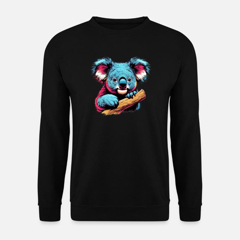 Koala - Unisex Pullover - Schwarz
