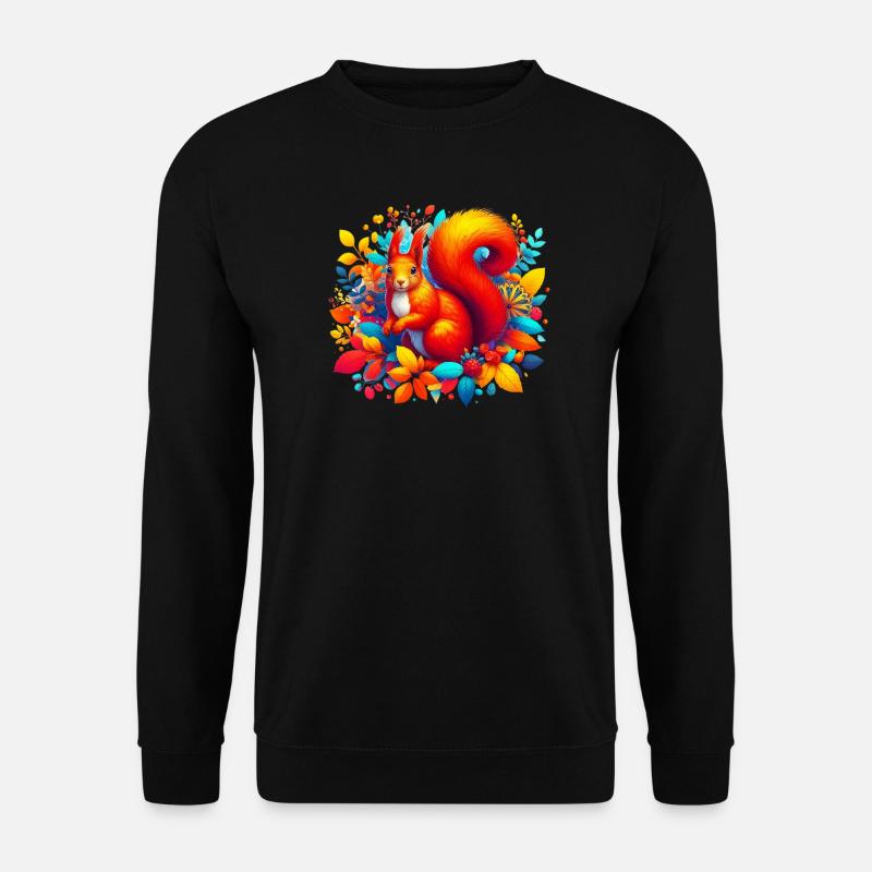 Eichhörnchen - Unisex Pullover - Schwarz