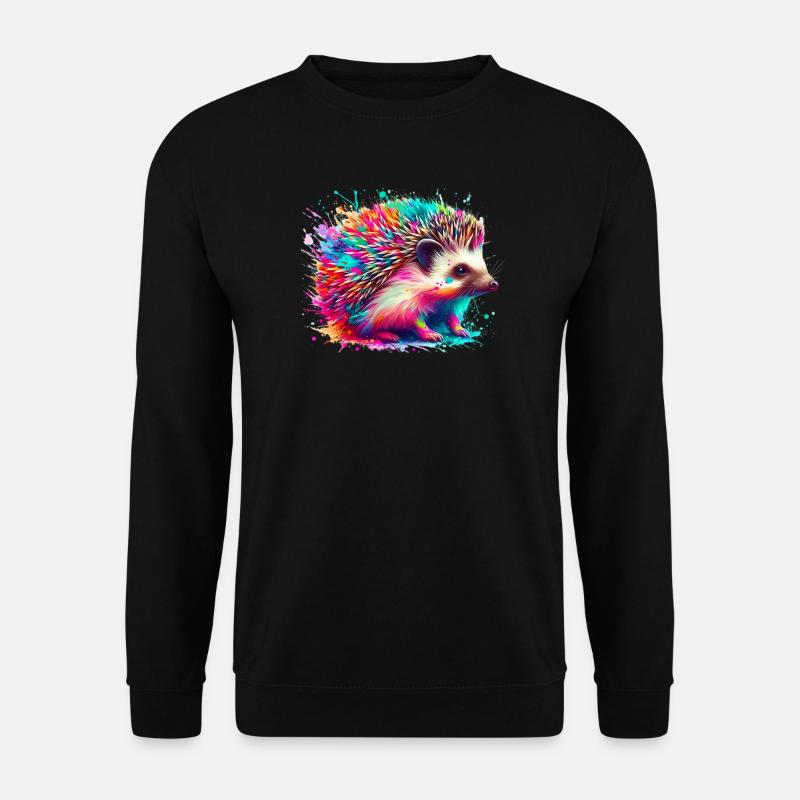 Hérisson - Sweat-shirt Unisexe - noir