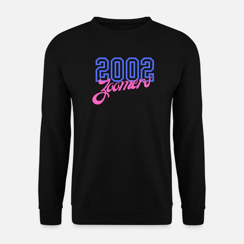 2002 Zoomers Summer Retro Gradient Logo - Unisex Sweatshirt - black