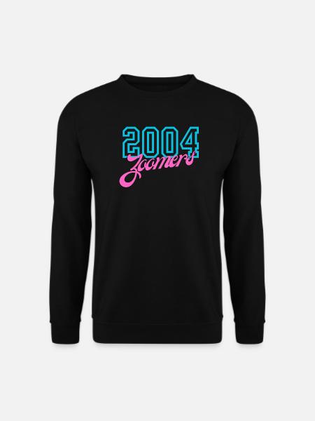 2004 Zomers Retro Neon Tee - Unisex Sweatshirt - black