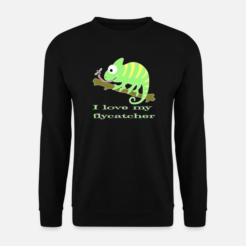 Chamaeleon tier - Unisex Pullover - Schwarz