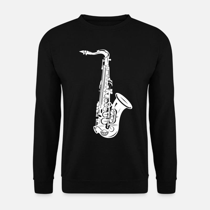 Saxophone Sketch - Unisex Sweatshirt - black