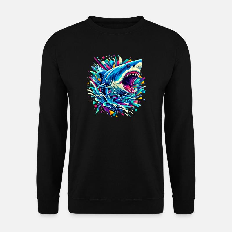 Shark - Unisex Sweatshirt - black