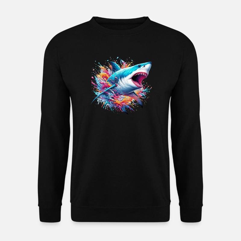 Hai - Unisex Pullover - Schwarz