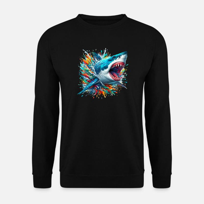 Hai - Unisex Pullover - Schwarz