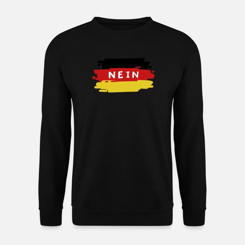 Deutschland Deutsche Flagge - Unisex Pullover - Schwarz