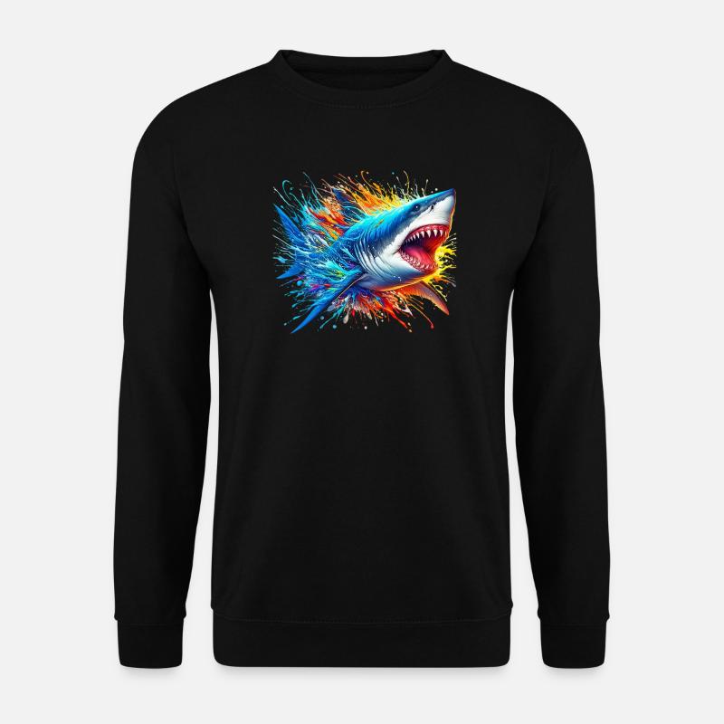 Hai - Unisex Pullover - Schwarz