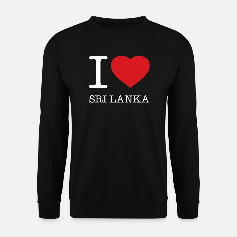 I LOVE SRI LANKA - Unisex Sweatshirt - black