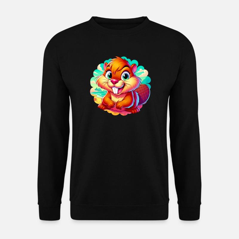 Beaver - Unisex Sweatshirt - black