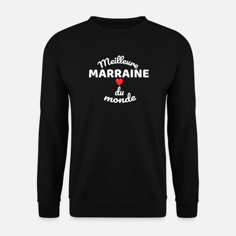Mutter Patin der Welt Illustration - Unisex Pullover - Schwarz