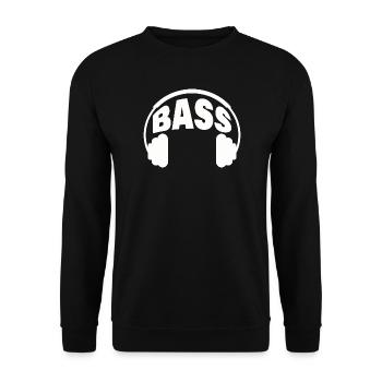 BASSE - Sweat-shirt Unisexe - noir - Devant - Alina (178cm) & Michal (187cm)