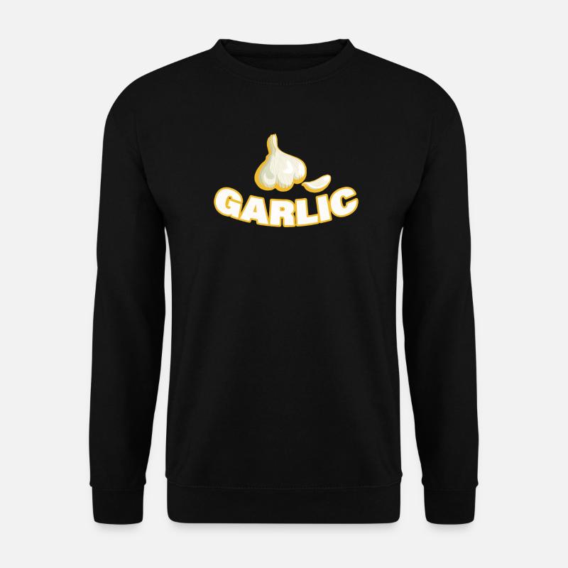 GARLIC - Unisex Pullover - Schwarz