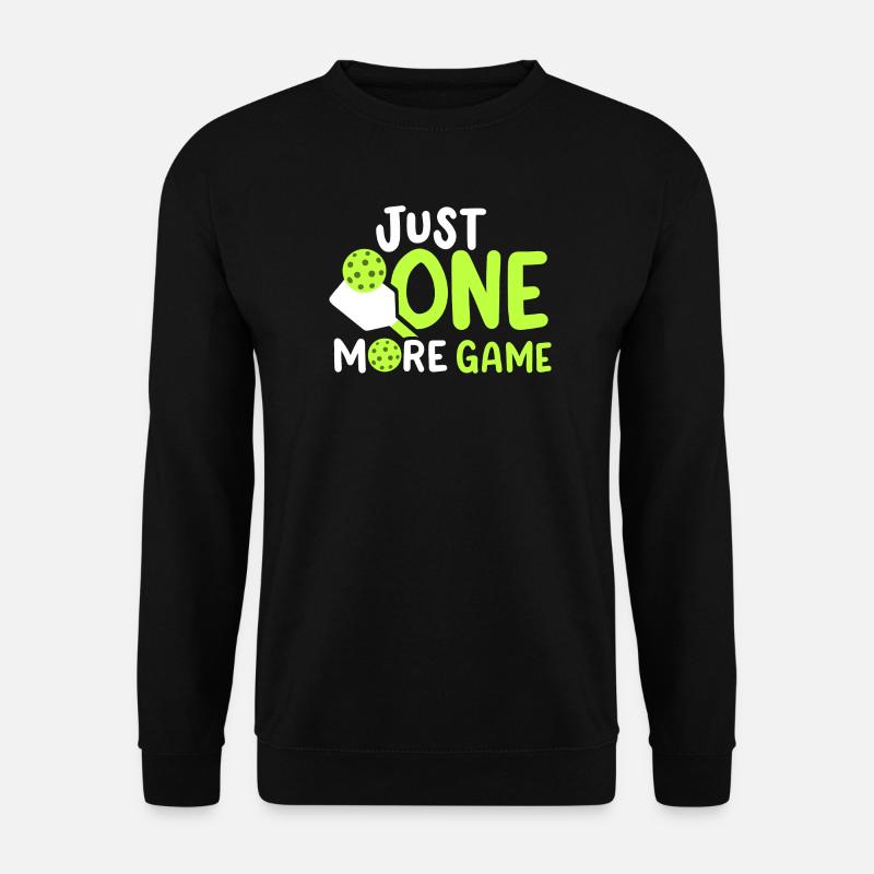Pickleball-Spieler Paddleball - Unisex Pullover - Schwarz