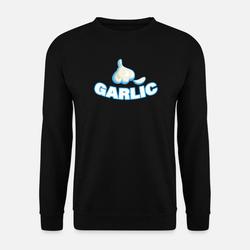 GARLIC - Unisex Pullover - Schwarz