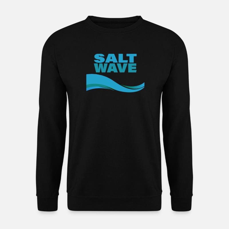 SALT WAVE - Unisex Pullover - Schwarz