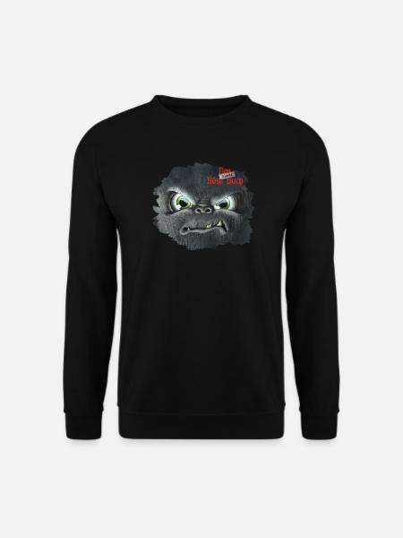 Das Kleine Böse Buch Böses Gesicht Und Logo - Unisex Pullover - Schwarz