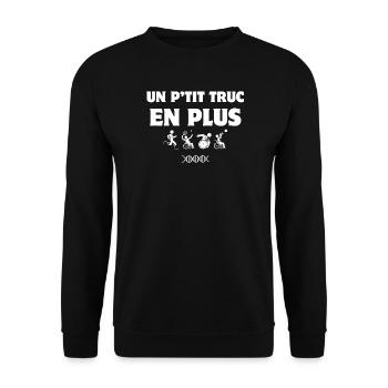 Behinderung, Behindertensport, Sport - Unisex Pullover - Schwarz - Vorne - Alina (178cm) & Michal (187cm)