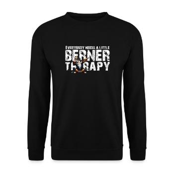 Bouvier bernois - Sweat-shirt Unisexe - noir - Devant - Alina (178cm) & Michal (187cm)