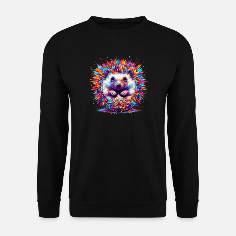 Hedgehog - Unisex Sweatshirt - black
