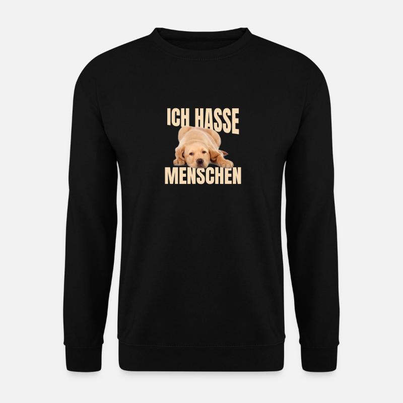 Labrador Meme - Unisex Pullover - Schwarz