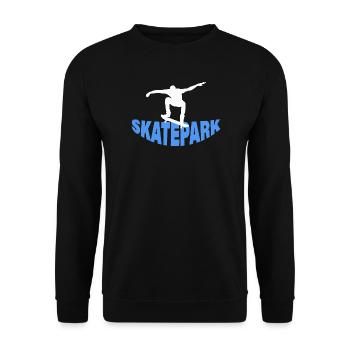 SKATEPARK - Sweat-shirt Unisexe - noir - Devant - Alina (178cm) & Michal (187cm)