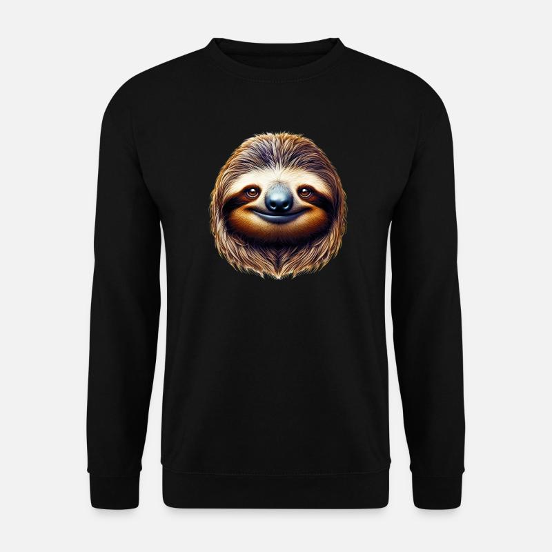 Sloth - Unisex Sweatshirt - black
