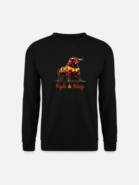 The pride Malaga flag design - Unisex Sweatshirt - black