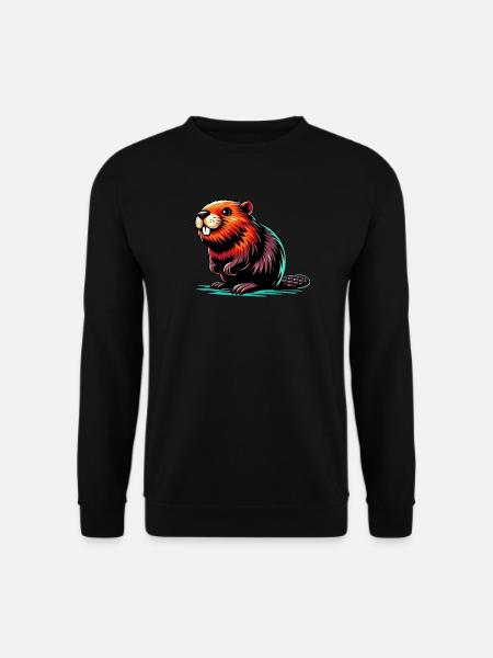 Castor - Sweat-shirt Unisexe - noir