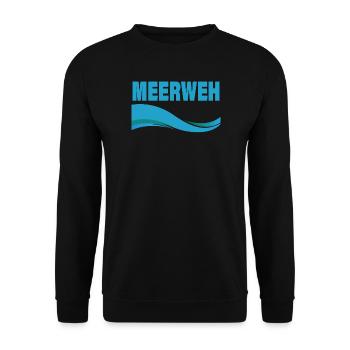 MEERWEH - Unisex Pullover - Schwarz - Vorne - Alina (178cm) & Michal (187cm)