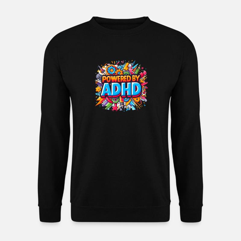 ADHD - Unisex Sweatshirt - black