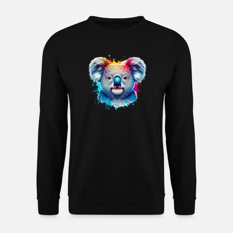 Koala - Unisex Pullover - Schwarz