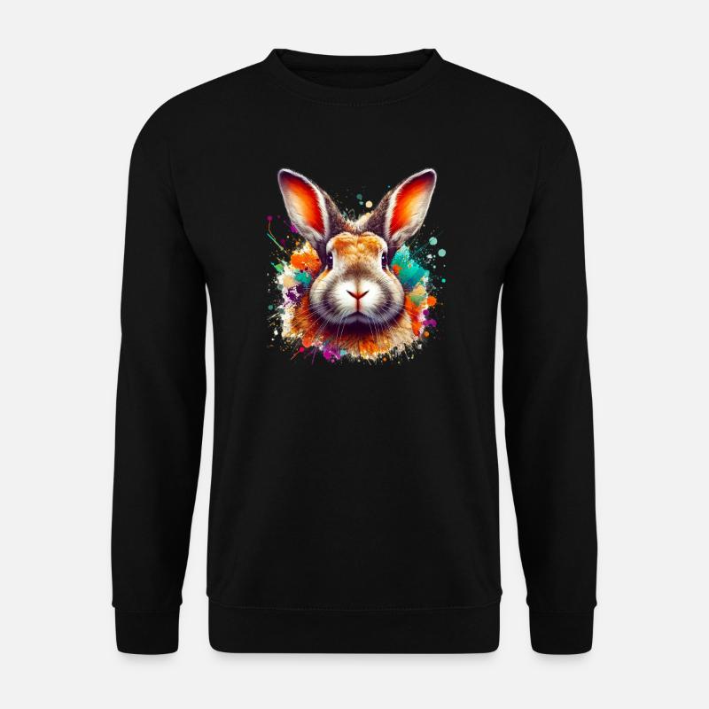 Rabbit - Unisex Sweatshirt - black