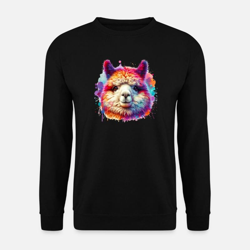 Alpaca - Unisex Sweatshirt - black